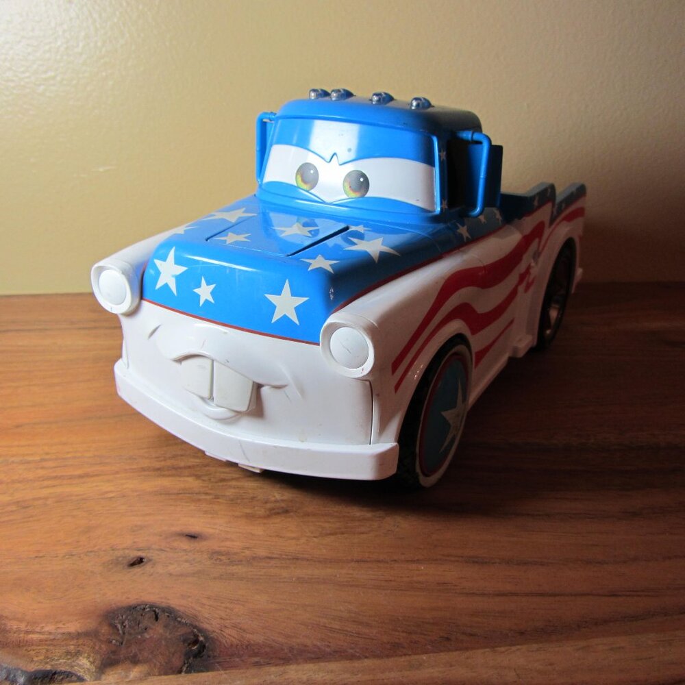 mater american flag ridemakerz disney pixar (T339)
